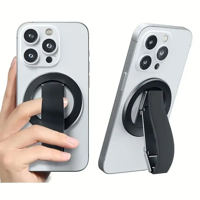 Innovative design aluminum alloy magnetic mobile phone ring holder