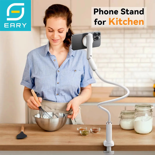 Eary Gooseneck Phone Stand Holder Lazy Bracket
