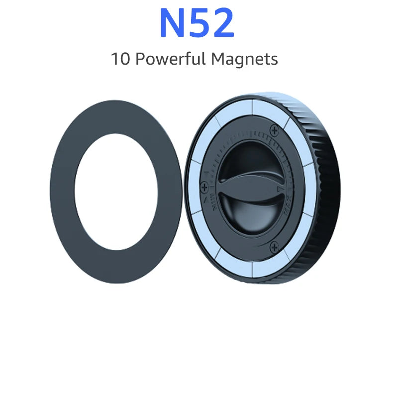 Magnetic Base Mobile Phone Holder Ball Head Adapter