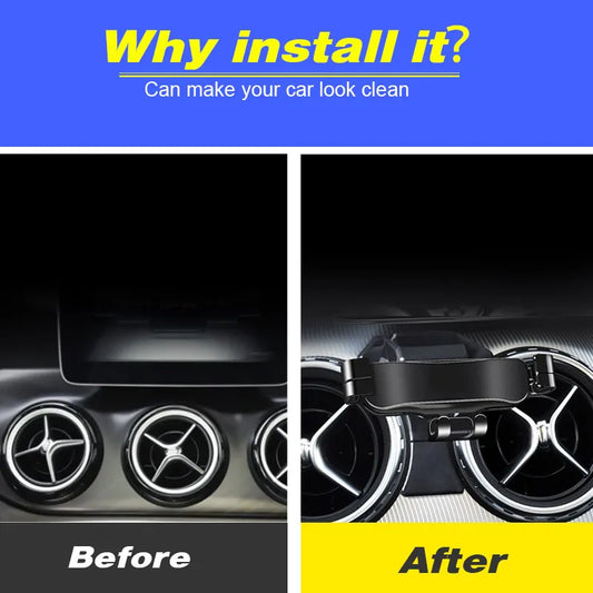 Vtear Car Phone Holder Support Decoration Dashboard Air Outlet