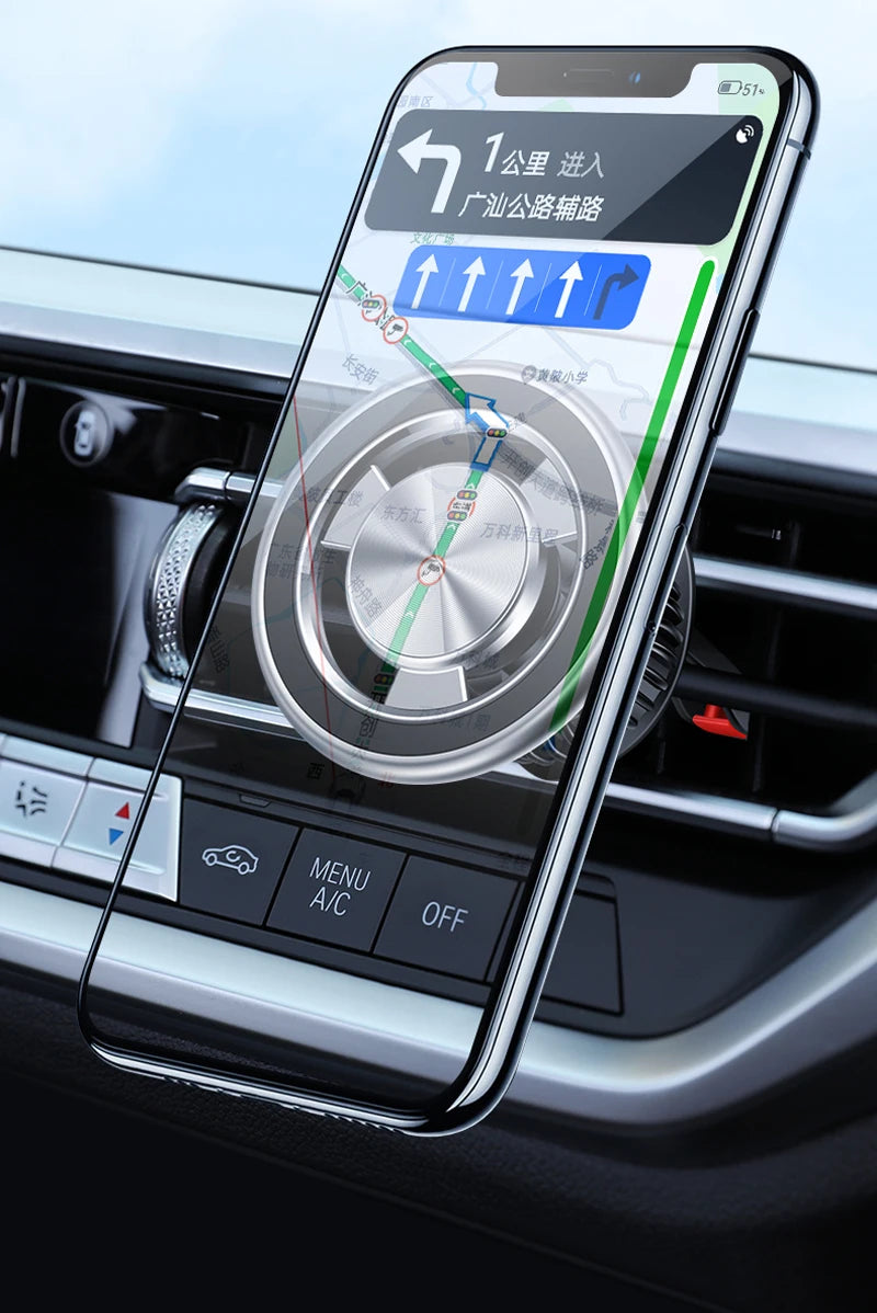 Magnetic Phone Holder Compatible With MagSafe Car Mount
