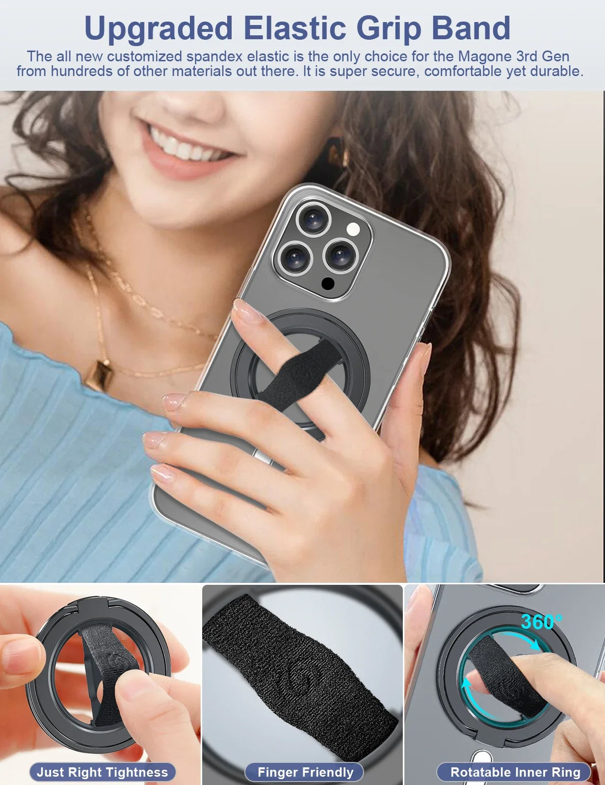 3rd Gen Compatible with MagSafe Phone Holder