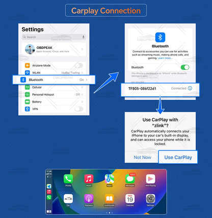 K2 Pro 11.3" Car DVR 4K Camera Wireless Carplay Dash Cam