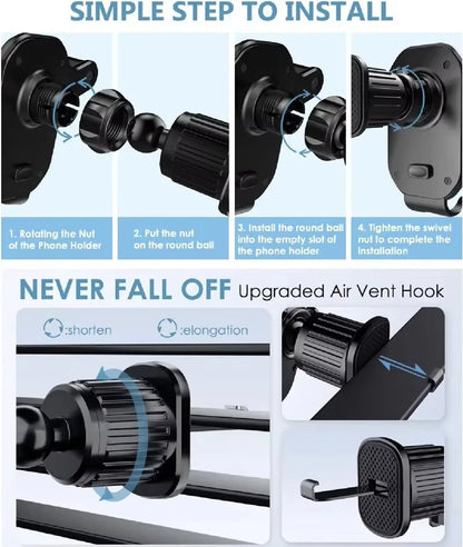 Car Phone Holder Stand Air Vent Gravity