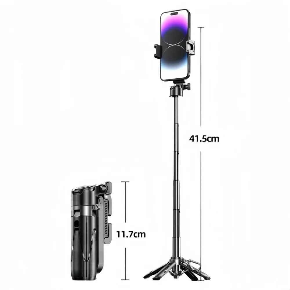Portable Bluetooth Selfie Stick Tripod with Remote