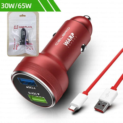 Car USB Phone Charger Fast Charging For Oneplus