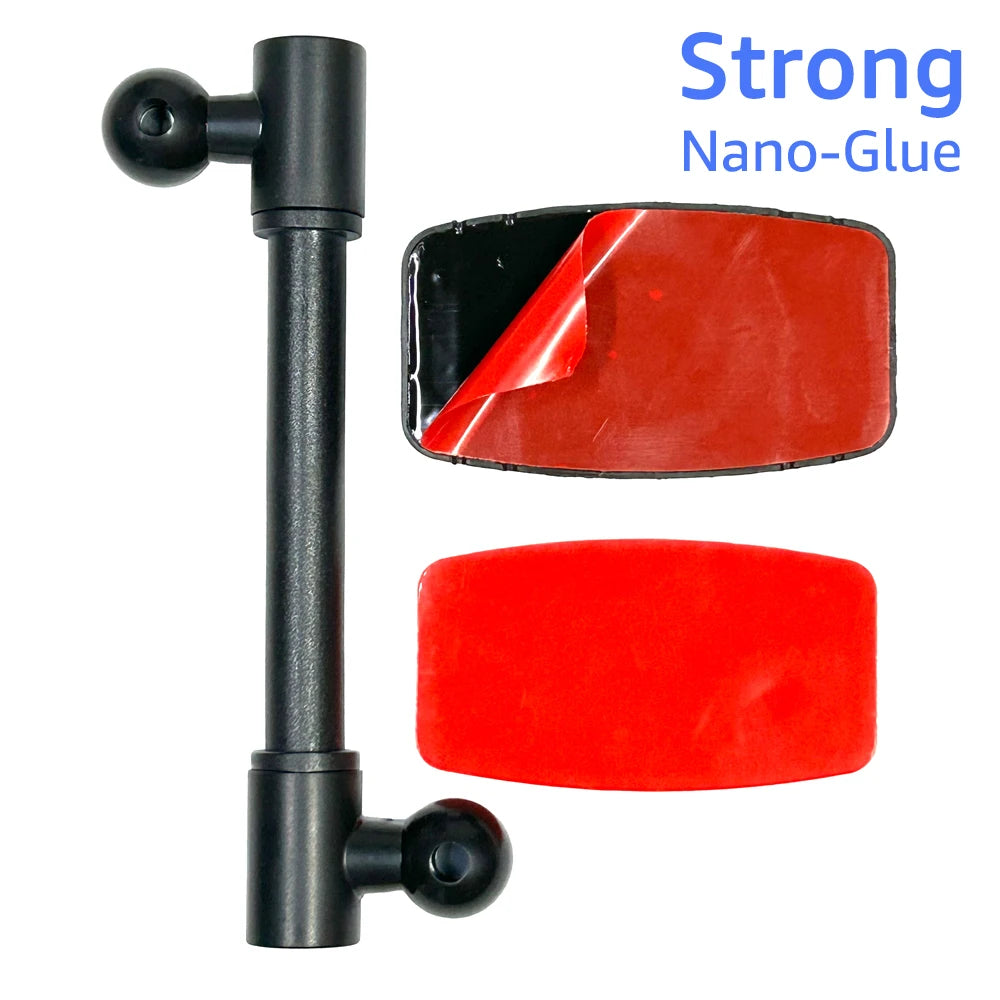 17mm Ball Head Hose Glue Sticker Base for Car