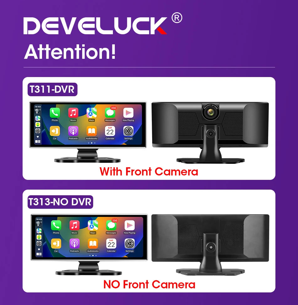 10/11.26 inch Dash Cam 4K Car DVR Wireless Dual Lens