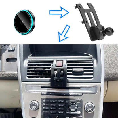 Car Phone Holder Wireless Charger Holder Phone Auto-Clamping