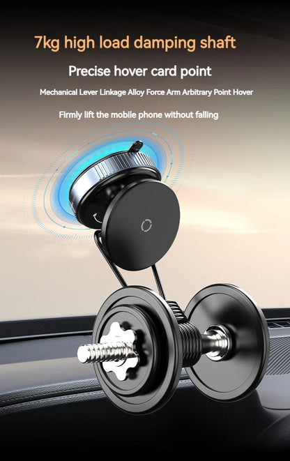 15W Universal Magnetic Car Phone Wireless Charger Holder