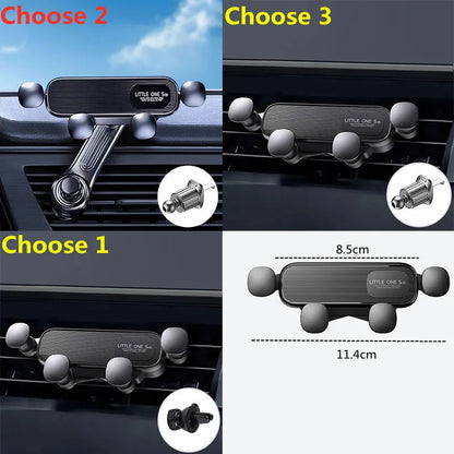Gravity Car Phone Holder Air Vent Clip Mount Mobile Cell Phone Stand