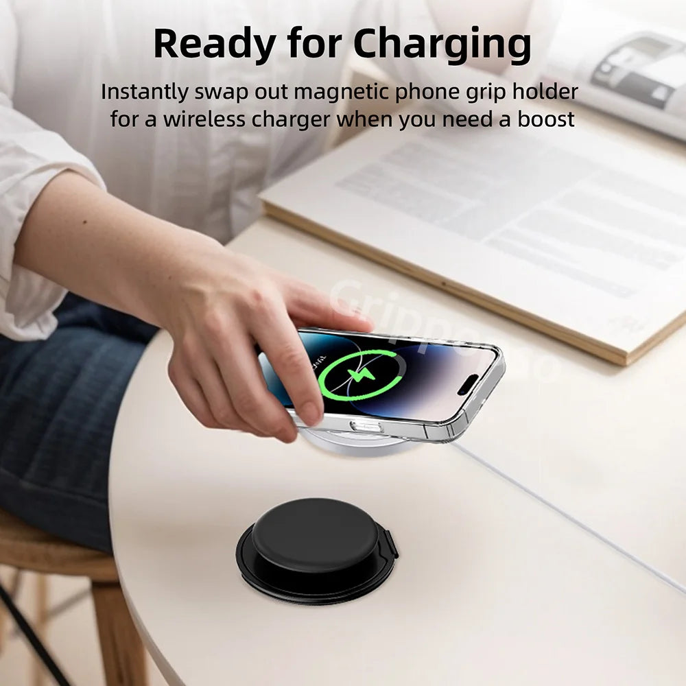 Grippopso Mobile Phone Finger Holder Socket Magnetic