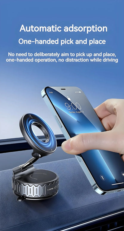 15W Universal Magnetic Car Phone Wireless Charger Holder