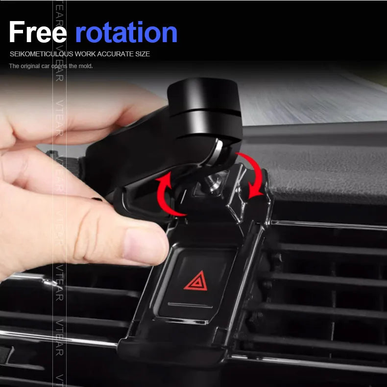 Vtear Car Phone Holder Air Vent Outlet Stand Rotation