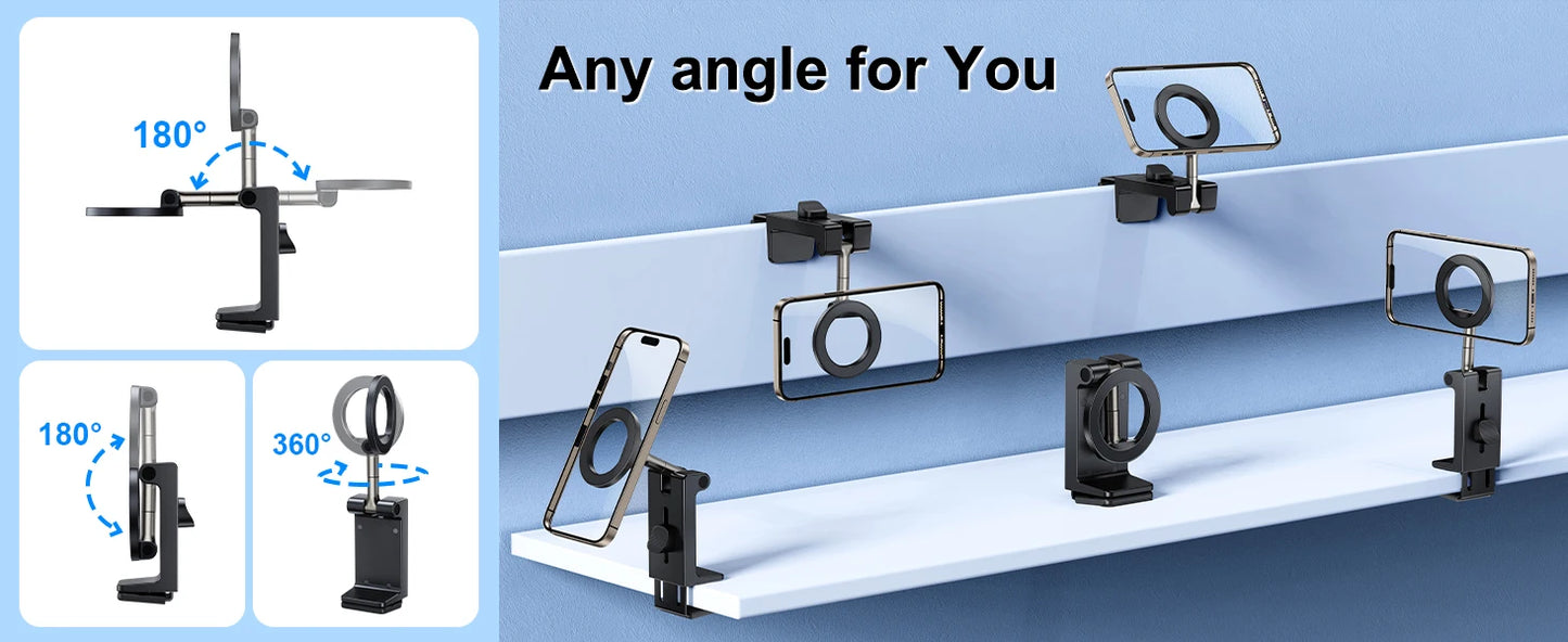 Oatsbasf Universal Magnetic Phone Holder Travel Essential