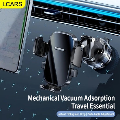 Lcars New Car Dashboard Phone Holder with Strong Vacuum Suction