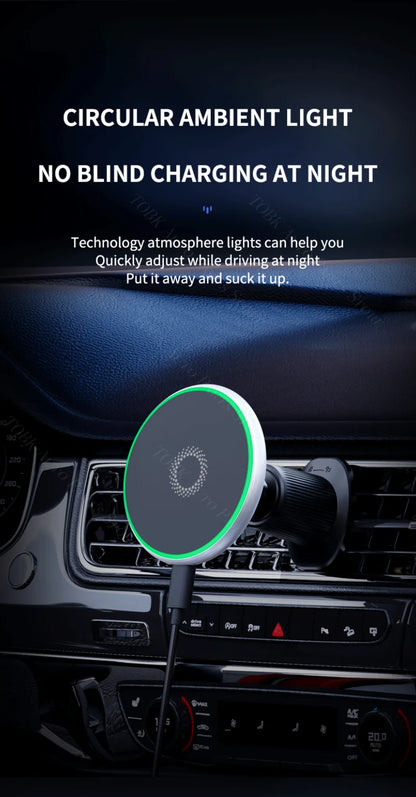 Magnetic Phone Holder for Audi Q7 Wireless Charging