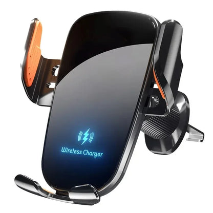 Wireless Car Charger Fast Charge Manual Clamping Air Vent