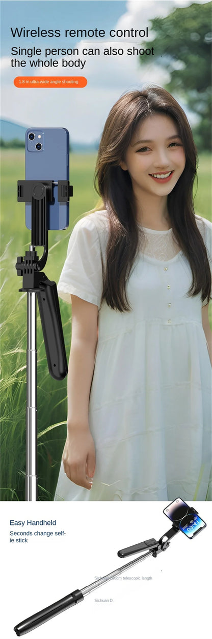 Bluetooth Wireless Selfie Stick Tripod Extendable Monopod