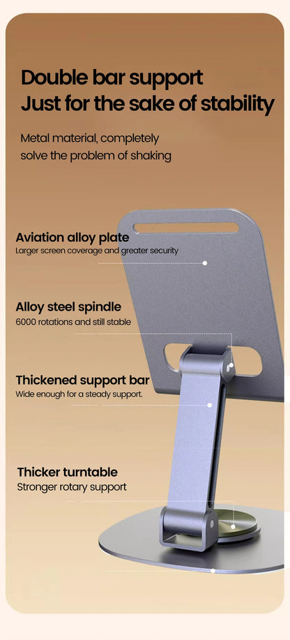 Rotating Table Cell Phone Holder Support Desktop Stand