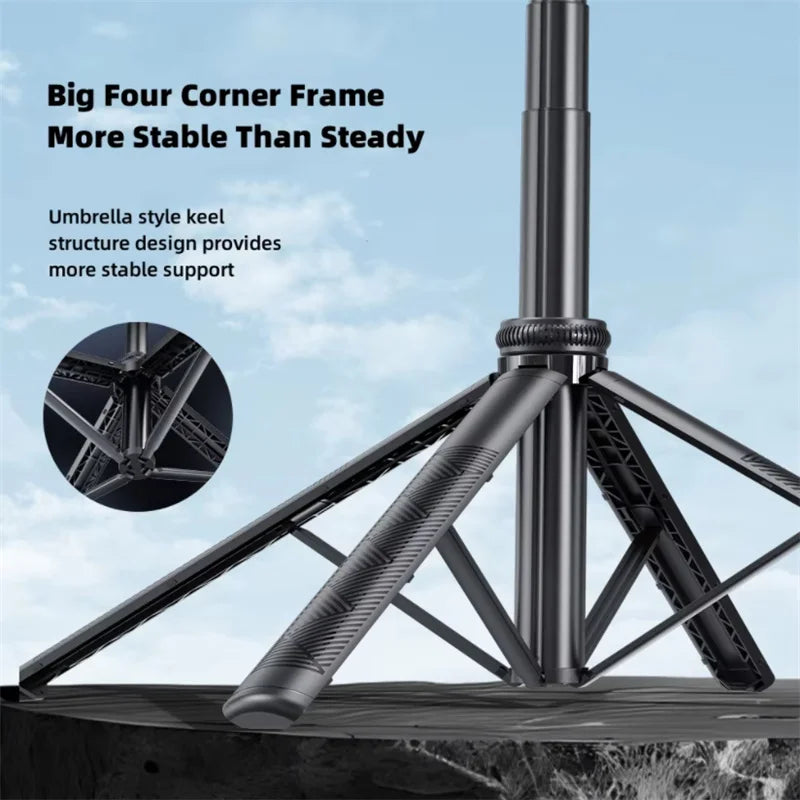 FANGTUOSI 360 Rotation Gimbal Stabilizer ,Selfie Stick Tripod