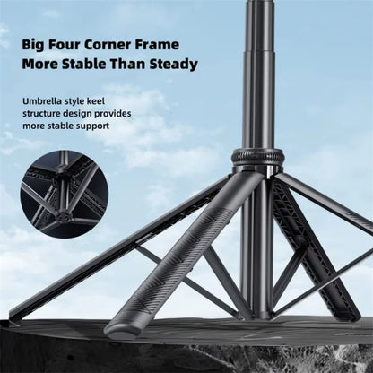 FANGTUOSI 360 Rotation Gimbal Stabilizer ,Selfie Stick Tripod