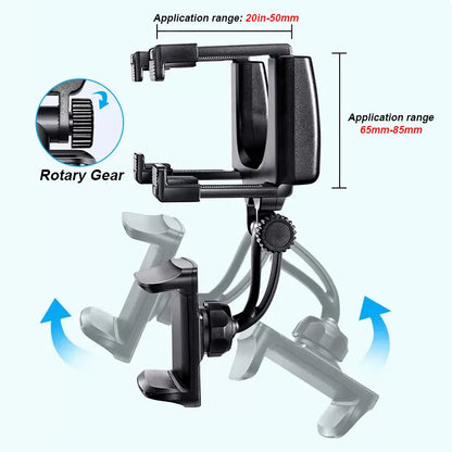SEAMETAL Car Rearview Mirror Phone Holder 360 Rotation