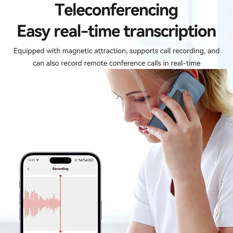AI Voice Recorder with Display Screen 8-256GB Intelligent Translation
