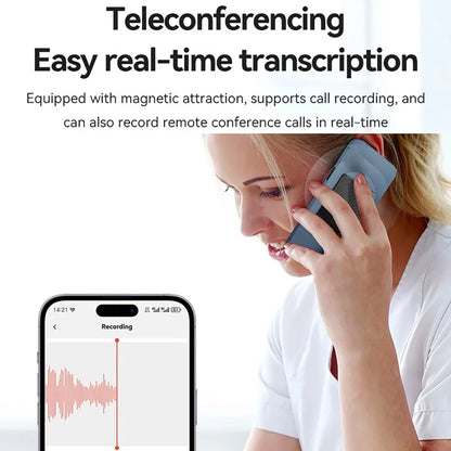 AI Voice Recorder with Display Screen 8-256GB Intelligent Translation