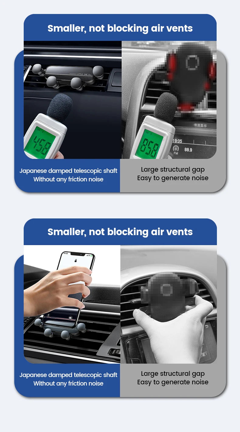 Gravity Car Phone Holder Air Vent Mount Cell Phone Holder