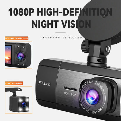 Newes 3Camera 1080P HD Dash Cam Hide Car Recording Camera