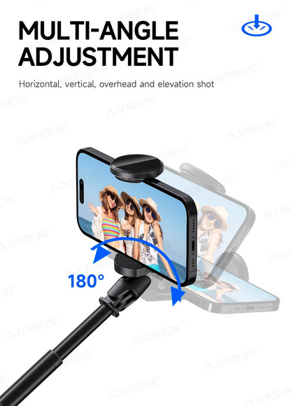 Bluetooth Selfie Stick Tripod Auto Pop-Up Foldable Holder