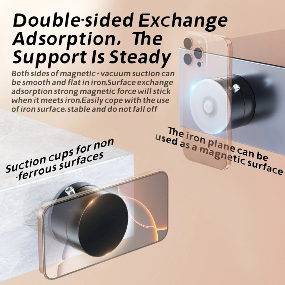 Vacuum Double Side Magnetic Suction Cup Holder