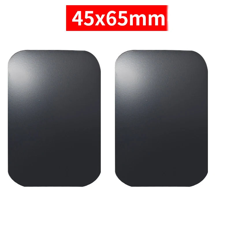 Matte black magnetic sheet adhesive metal plate for car