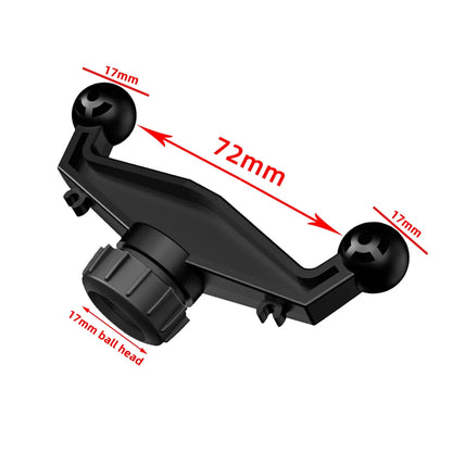 Universal 17mm Ball Head Car Phone Holder Adapter