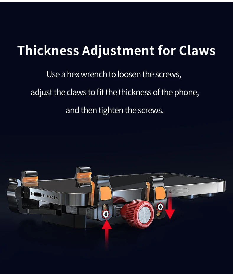 Anti-slip Heavy Duty Car Windshield Metal Five-Claw