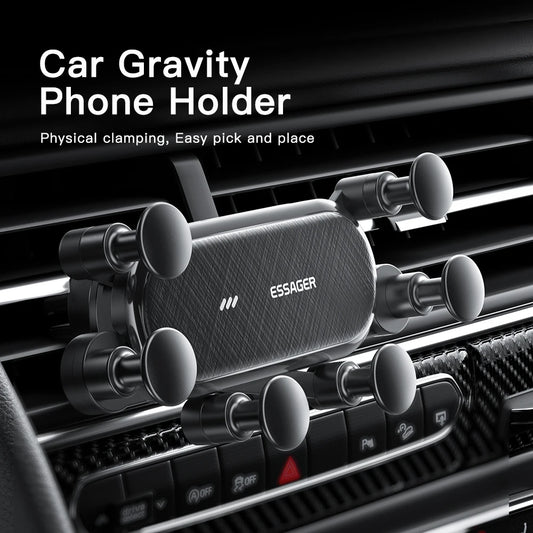 Essager Gravity Car Phone Holder Air Vent Clip Mount Stand