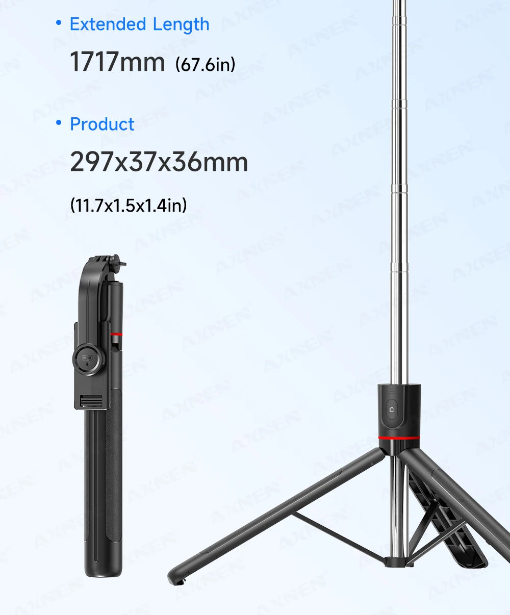 F15 Selfie Stick Tripod with Bluetooth Remote