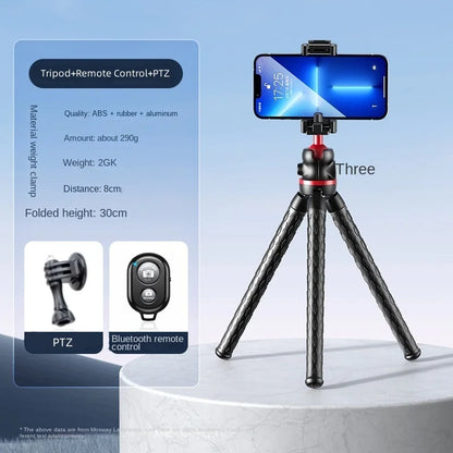 Flexible Octopus Tripod for Phone Camera DSLR 2in1 Design