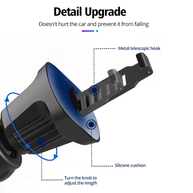 Car Air Vent Clip Phone Holder Clip Ball Head Car Air Mount