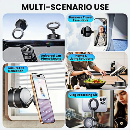 Mobile Phone Stand Vacuum Adsorption Foldable Rotation