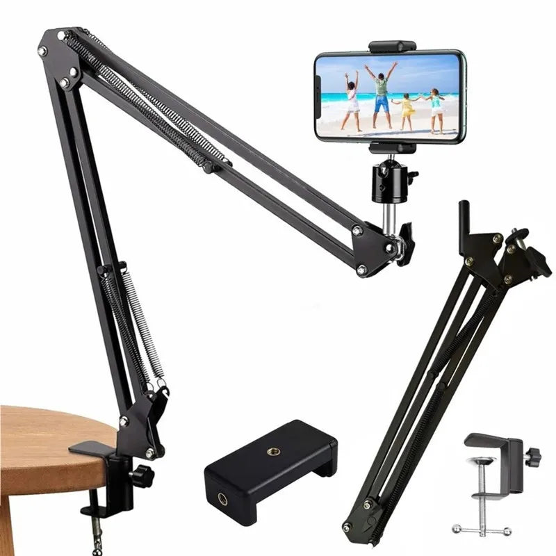 Flexible Arm Tripod For Phone Stand Table Folded Anchor