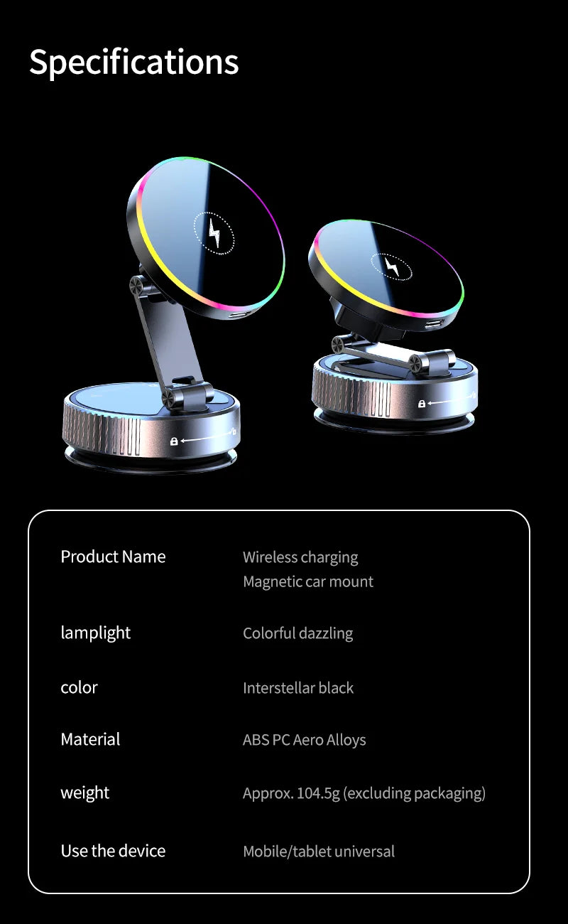 Fashionable Design Car Magnetic Wireless Charging Stand