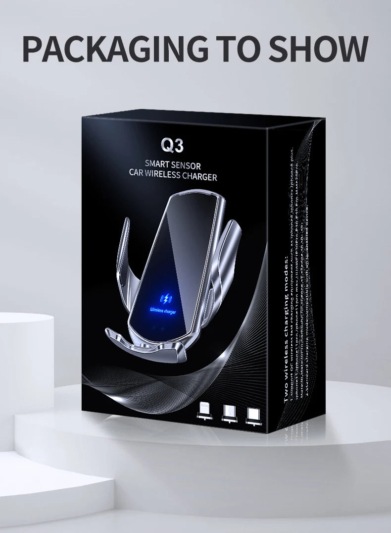 Car Phone Holder Phone Support Car Mounts Wireless Charging