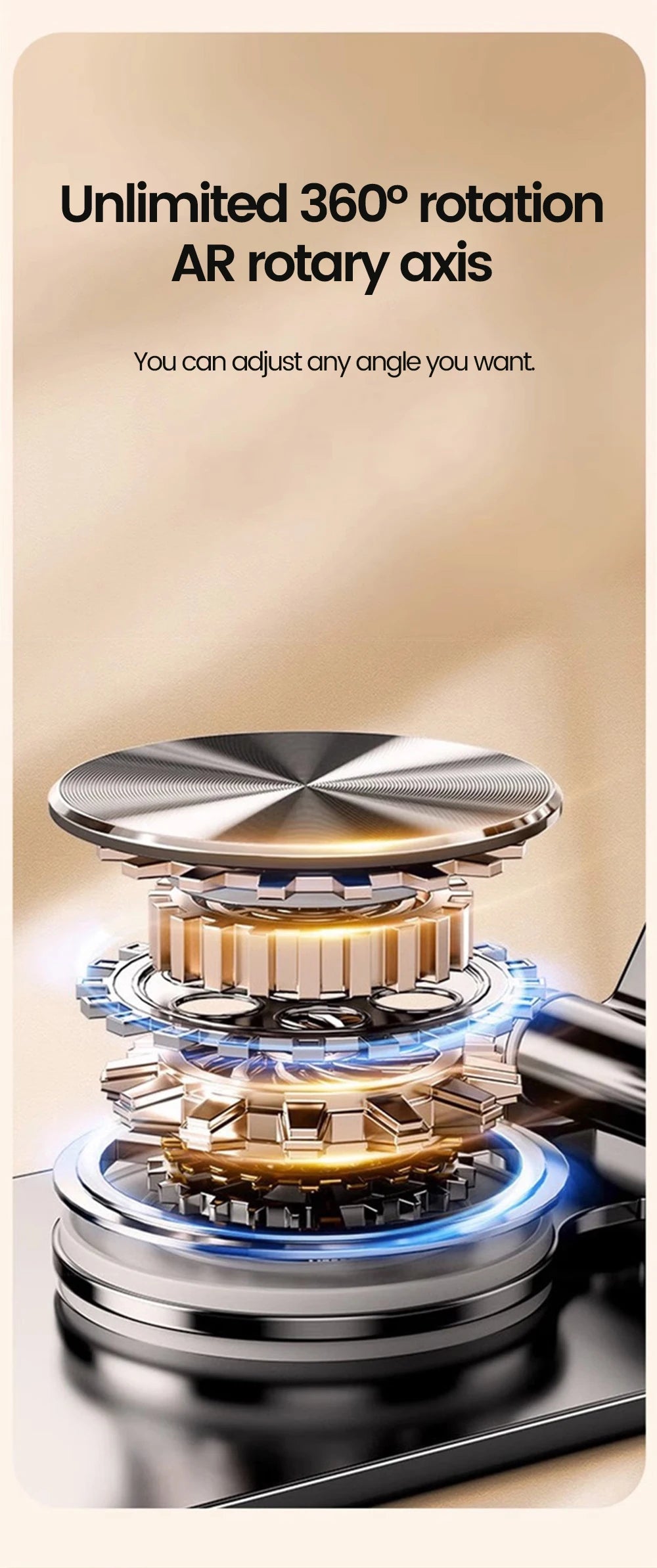 Rotating Table Cell Phone Holder Support Desktop Stand