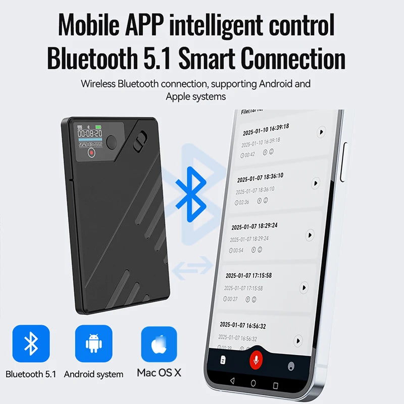 AI Voice Recorder ChatGPT APP Control Audio Mind Map Real Time