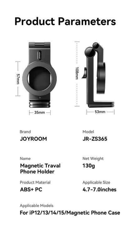 Magnetic Airplane Phone Holder Portable Stable Stand