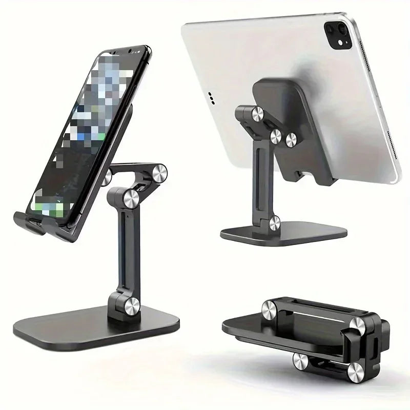 Three Sections Foldable Desk Mobile Phone Holder