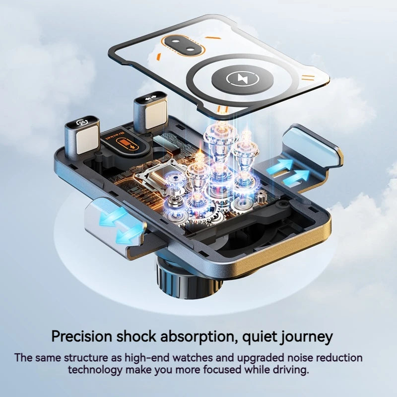 2025 New F18 Car Wireless Charger Holder