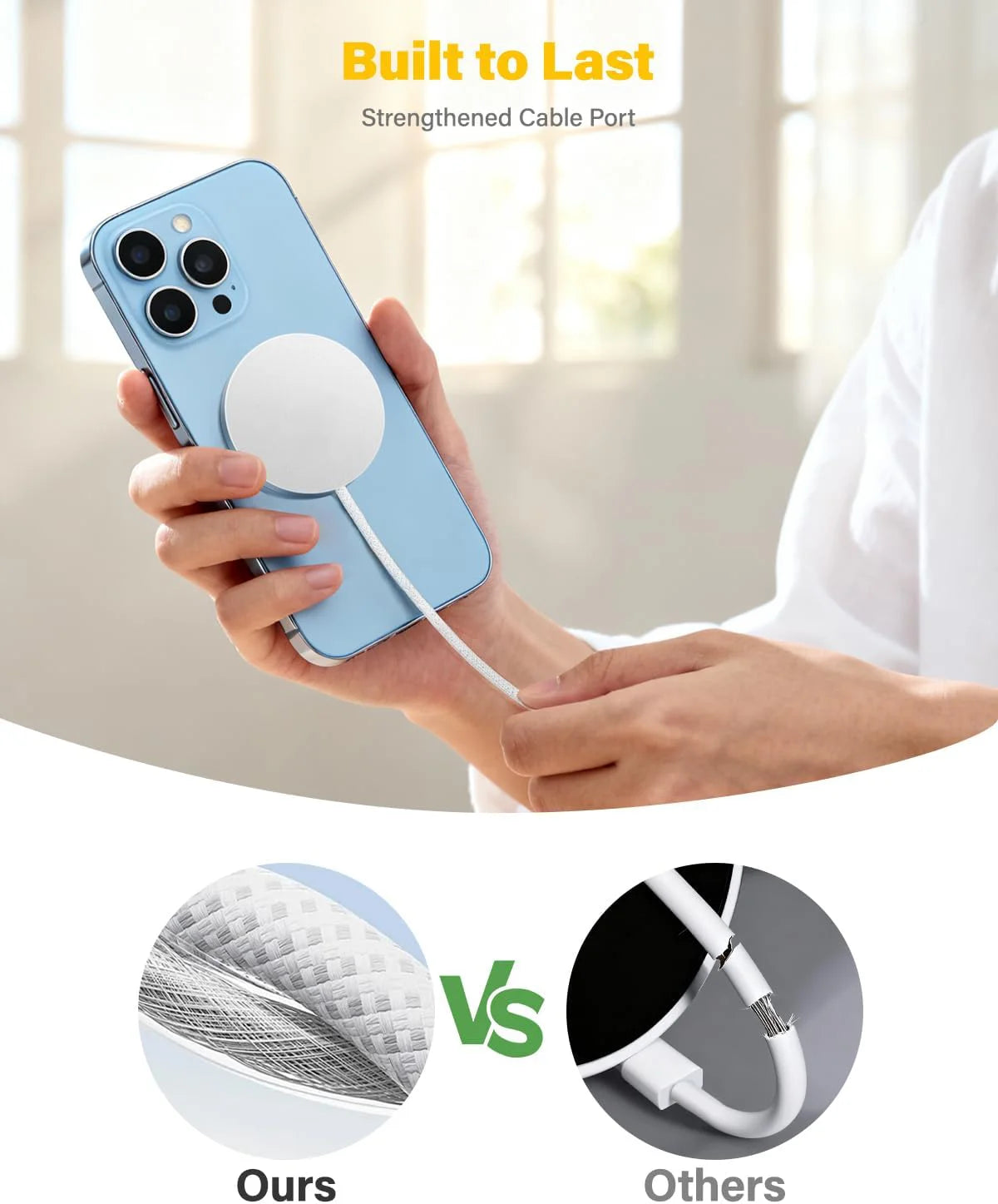 TIMESS QI2 25W Fast Wireless Charger 2-IN-1 Charging